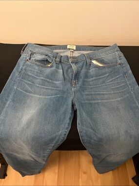 J. Crew Boyfriend Jeans - Faded Blue Denim